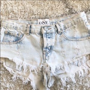 One teaspoon denim shorts